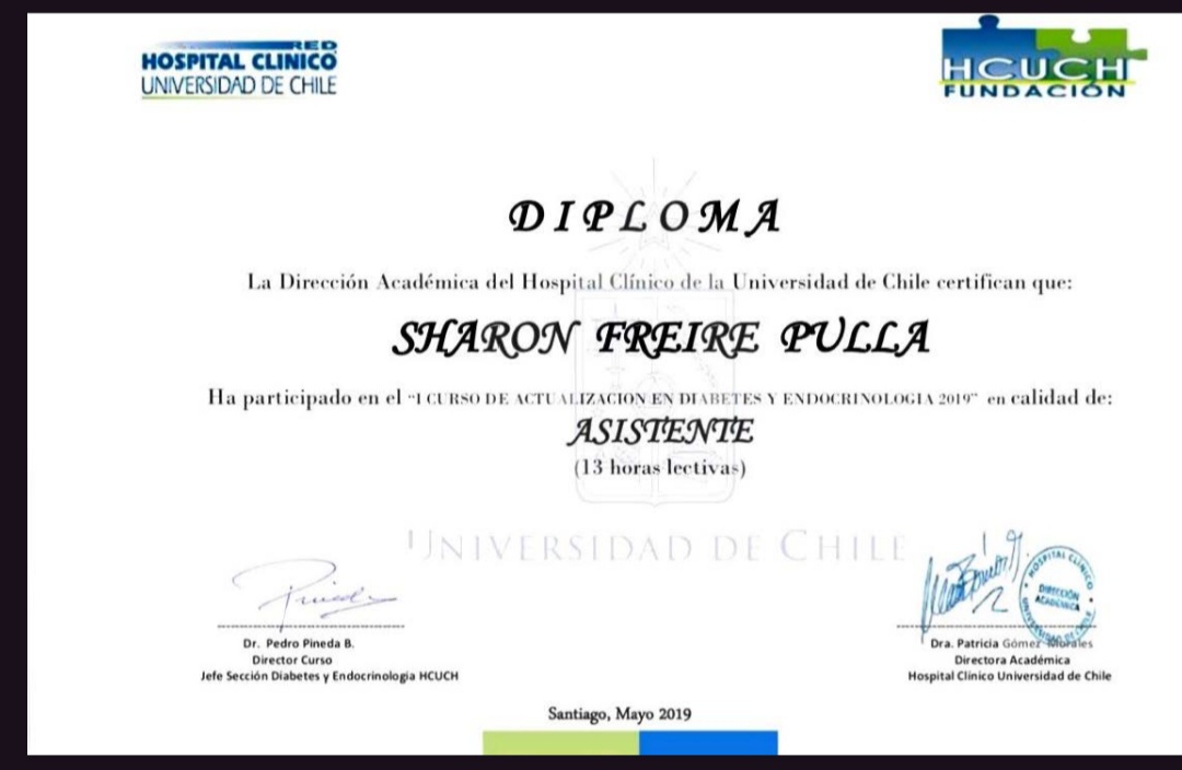 Certificado - Actualización en Diabetes y Endocrinología